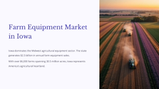 Farm Equipment Market in Iowa