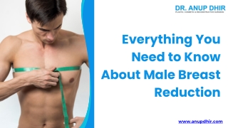 Everything You Need to Know About Male Breast Reduction