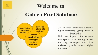 Welcome to Golden Pixel Solutions