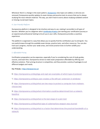 Dumpsarena Certification Practice for Data Analysts