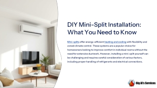 Can You Install a Mini-Split System Yourself? Risks, Requirements & Advice