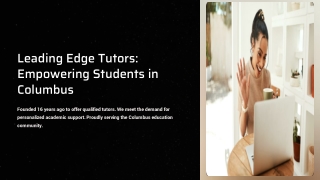 Tutoring In Columbus