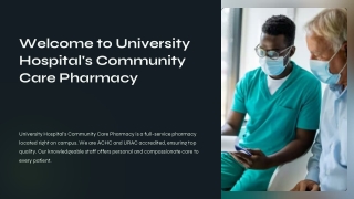 University Hospital Pharmacy Services