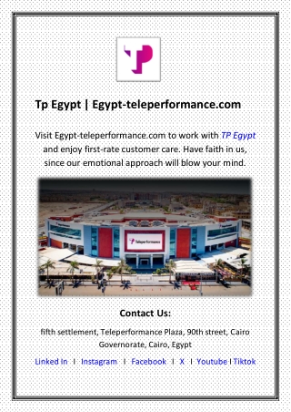 Tp Egypt | Egypt-teleperformance.com