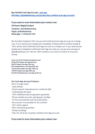 What are the top 5 sites to buy verified cash app accounts