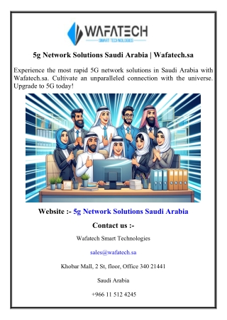 5g Network Solutions Saudi Arabia   Wafatech.sa