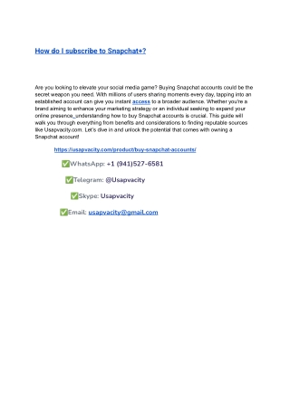 How do I subscribe to Snapchat _