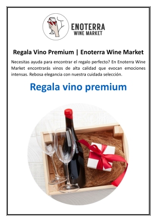 Regala Vino Premium