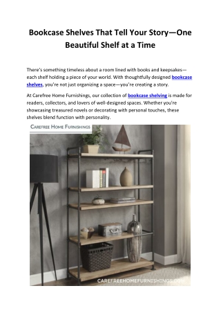 Stylish Bookcase Shelves for Living Rooms | Elegant & Functional Designs