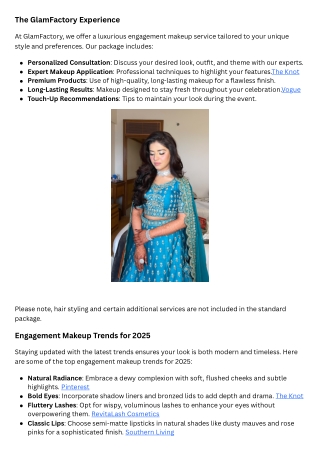 The GlamFactory Experience