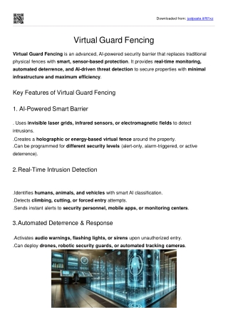 virtual guard fencing -ppt