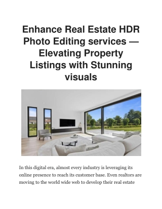 Real Estate HDR Photo Editing Services – Real-Estate-Photo-Editing