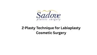 Z-Plasty Technique for Labiaplasty | Sadove Plastic Surgery