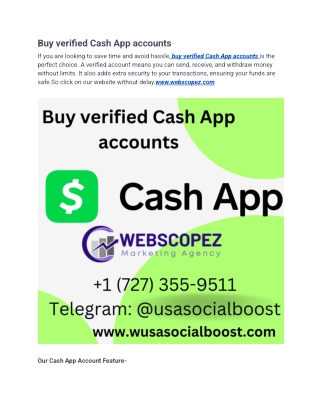 Buy verified Cash App accounts