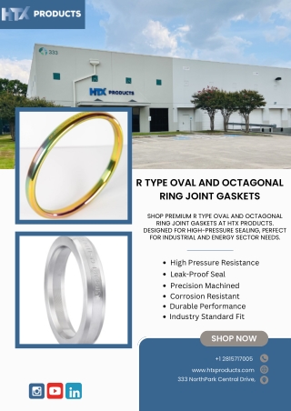 How R Type Oval and Octagonal Ring Joint Gaskets Work Under Pressure