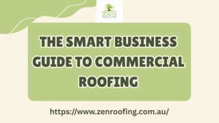 The Smart Business Guide to Commercial Roofing