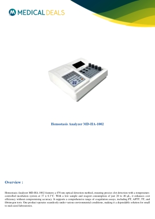 Hemostasis-Analyzer-MD-HA-1002