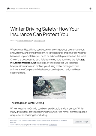 Winter Driving Safety: How Your Insurance Can Protect You