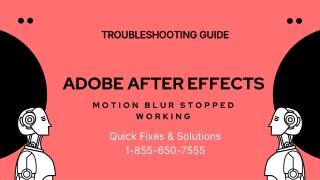 How to Fix Motion Blur Stopped Working in Adobe After Effects