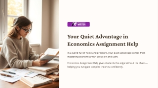 Your Quiet Advantage in Economics Assignment Help