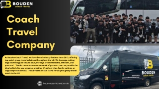 Trusted Coach Travel Company for UK-Wide Journeys – Bouden Coach Travel