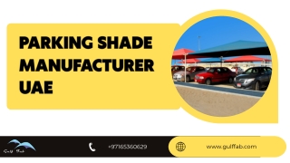 parking shade manufacturer uae pdf