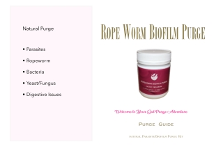 Rope Worm Biofilm Purge Guide