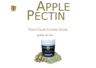 Apple Pectin - Your Colon Cleanse Guide