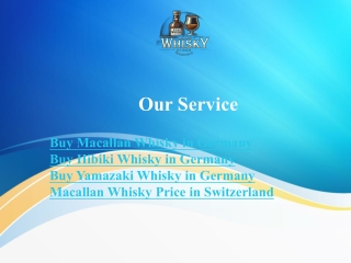 Buy Macallan Whisky in Germany