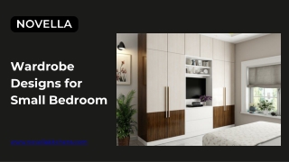 Wardrobe Designs for Small Bedroom by Novella Kitchens