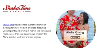 Your Go-To Hawaiian Shirt Store Online | Shaka Time