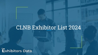 CLNB Exhibitor List 2024