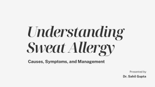 Sweat Allergy