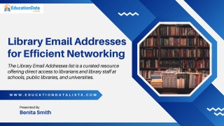 Library Email Addresses for Efficient Networking