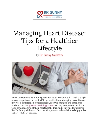 Empowering Your Heart: Strategies for Heart Disease Management