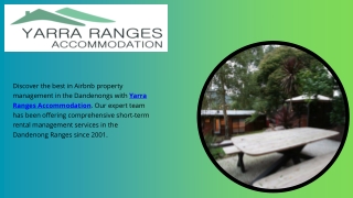 Short Term Rental Property Management Yarra Valley