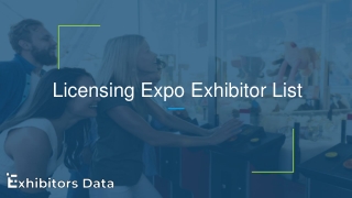 Licensing Expo Exhibitor List