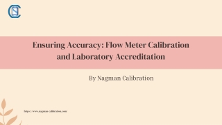 Ensuring Accuracy: Flow Meter Calibration and Laboratory Accreditation