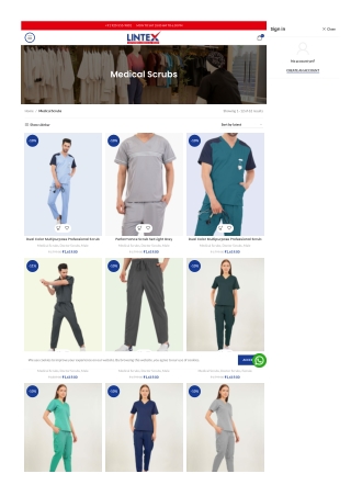 Feel Comfort and Confidence with Lintex Medical Scrubs