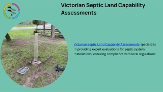 Land Capability Assessments in Victoria: A Key Step in Sustainable Land Use
