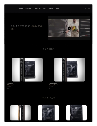 Pop Bright Oral Care Kit – Toothpaste Tablets & Bamboo Toothbrush for a Sustaina