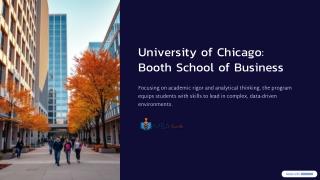 Chicago Booth MBA: Your Gateway to Global Finance Leadership