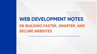 Web Development Notes