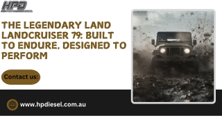 The Legendary Land LandCruiser 79 Built to Endure, Designed to Perform