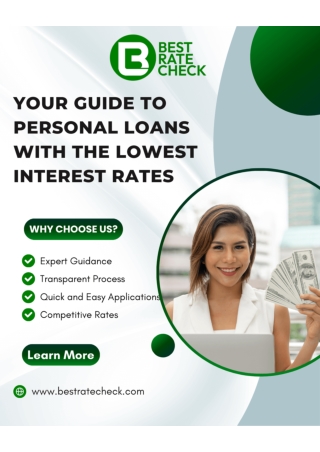 Your Guide to Personal Loans with the Lowest Interest Rates