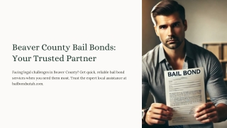 Beaver County Bail Bonds - bailbondsutah.com