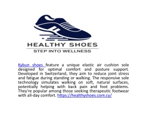 Orthopedic Kybun shoe in Cyprus