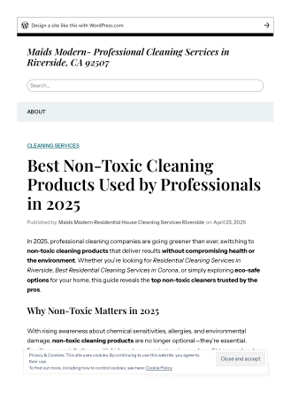 Best Non-Toxic Cleaning Products Used by Professionals in 2025