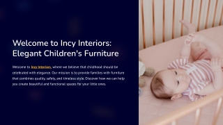 Elegant Children's Furniture | Incy Interiors