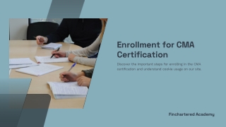 CMA Certification Enrollment Information (1)